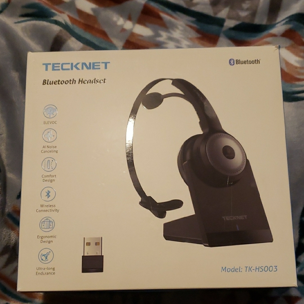 Black Bluetooth Headset